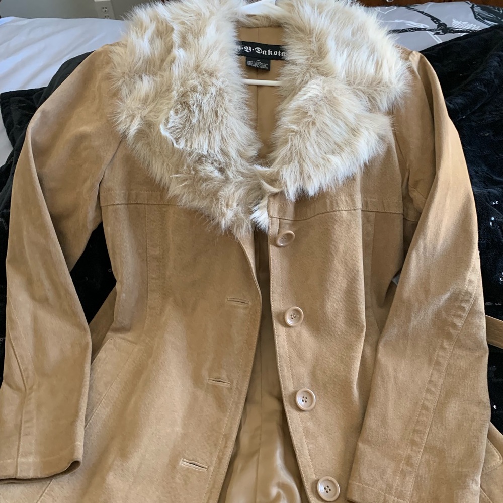 Faux Fur & Leather Jacket